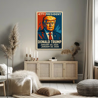 Trump 2025 Patriotic Political or Propaganda Poster