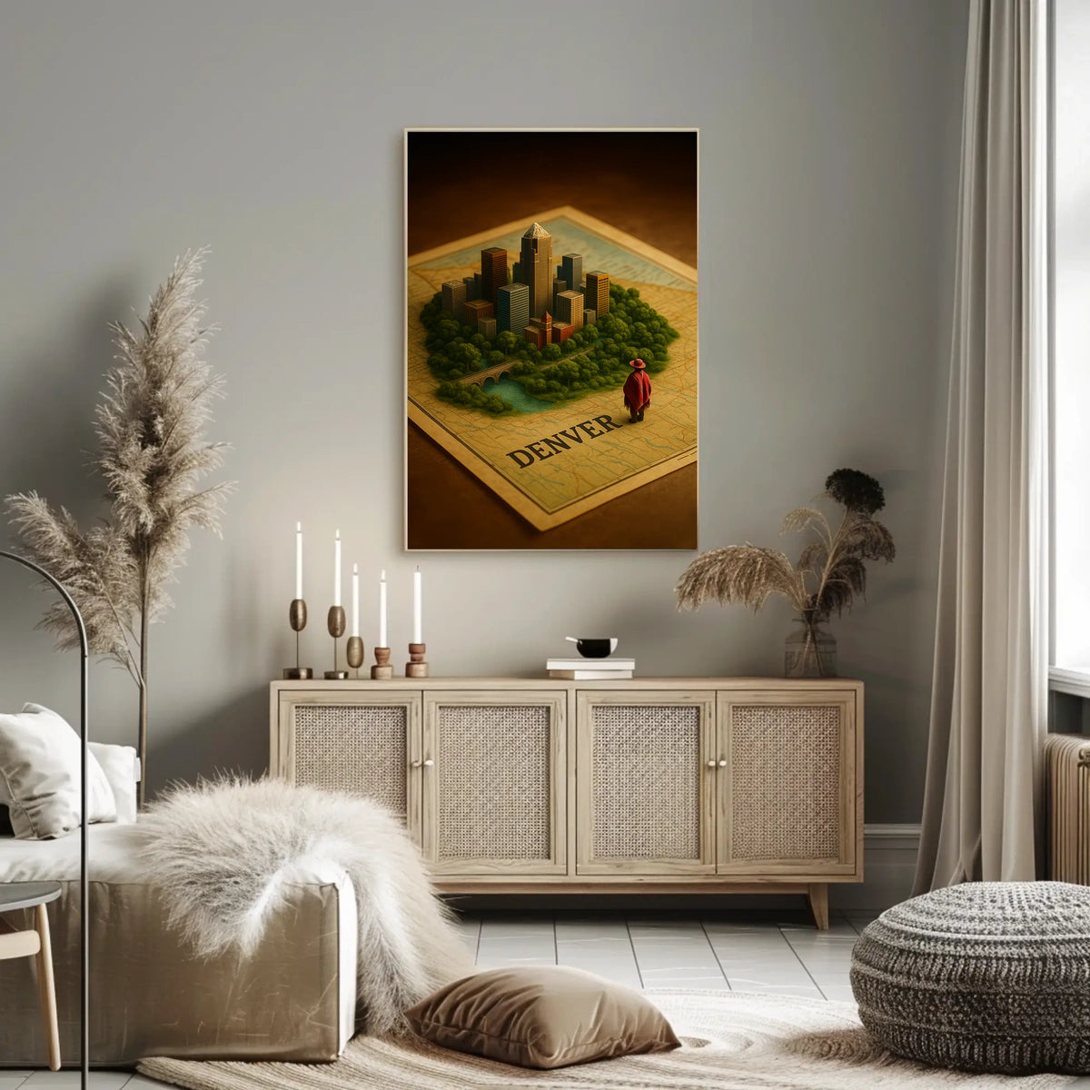 Denver Cityscape Poster