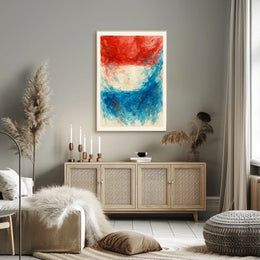 Abstract Patriotism Poster