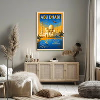 Discover Abu Dhabi Poster PosterGoat