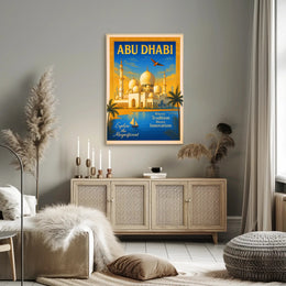 Discover Abu Dhabi Poster PosterGoat