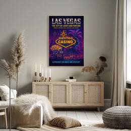 Las Vegas - The City of Lights and Fortune Poster PosterGoat