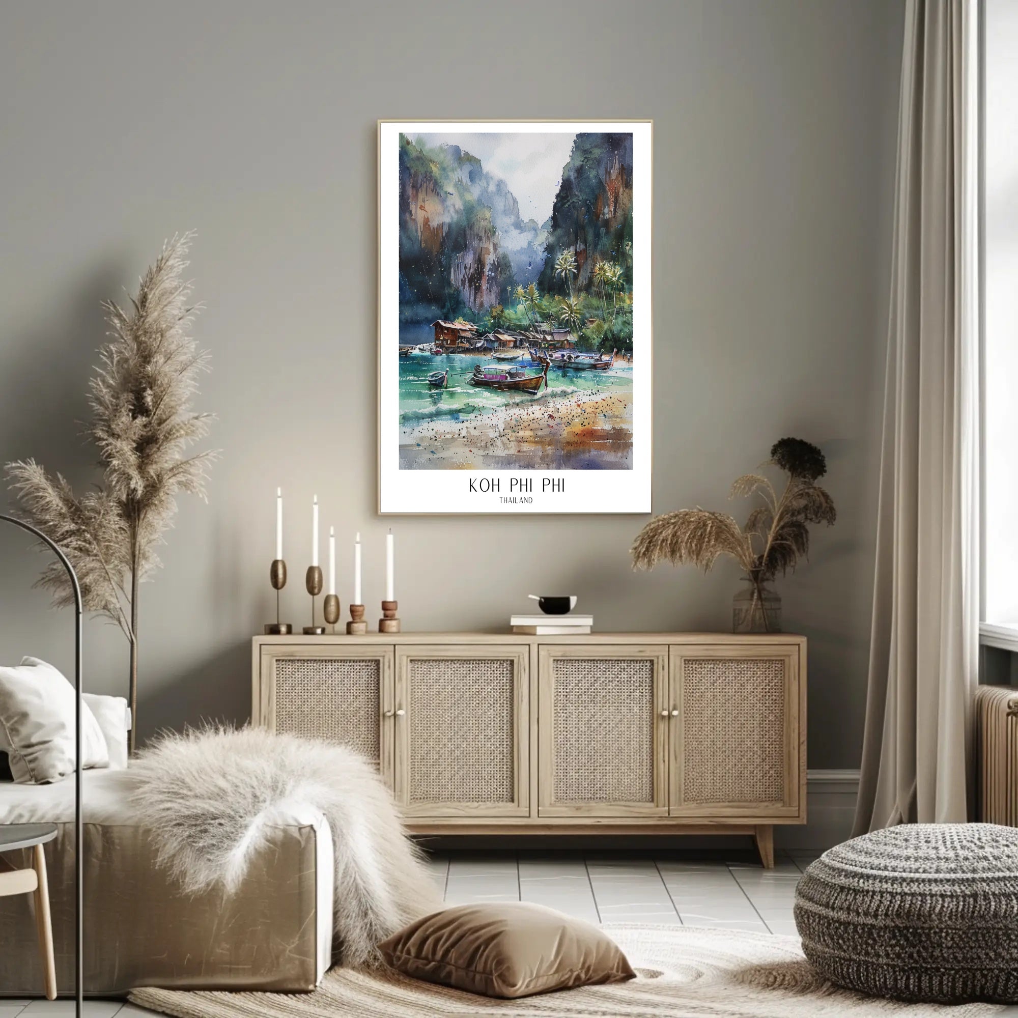Koh Phi Phi Island Paradise Travel Poster PosterGoat