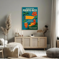 Puerto Rico Travel Adventure: Tropical & Cultural Heritage Travel Poster