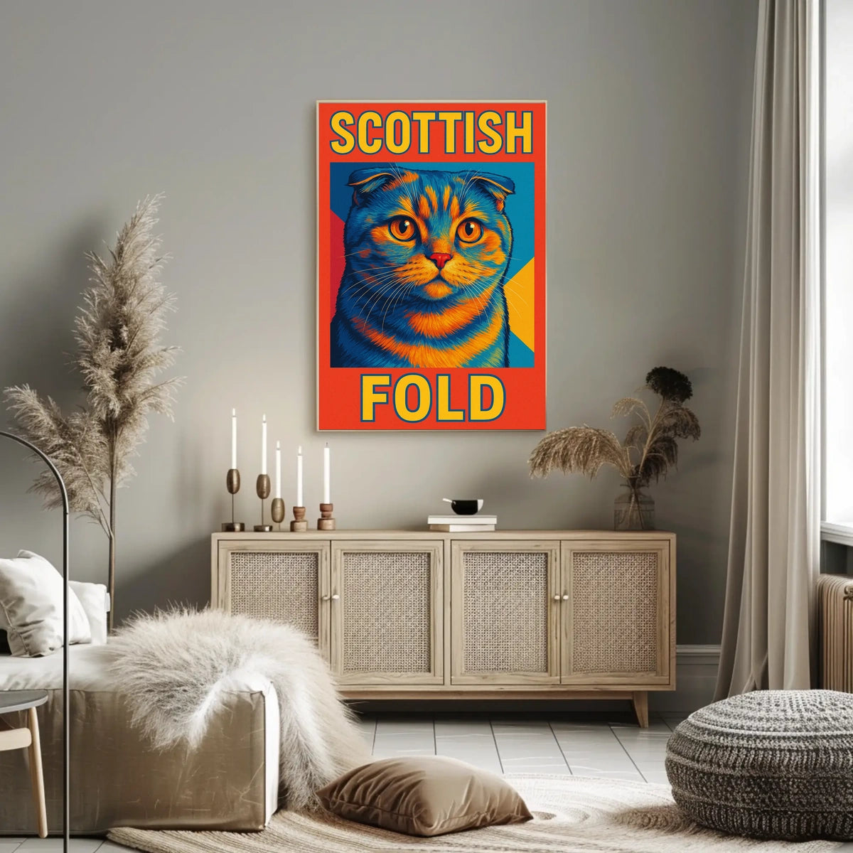 Scottish Fold Cat Poster