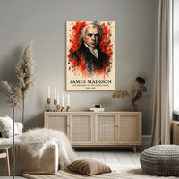 James Madison 4Th President Poster