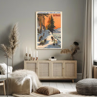 Winter Adventures In Les Vosges Poster