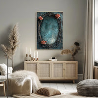 Ornate Vintage Beauty & Decay Art Print Abstract Poster