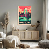 Manhattan Skyline Poster