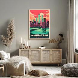 Manhattan Skyline Poster