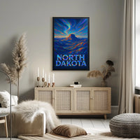 North Dakota Vibrant Landscapes Poster
