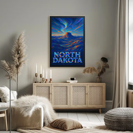 North Dakota Vibrant Landscapes Poster
