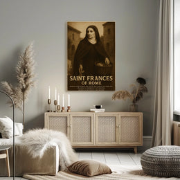 Saint Frances Of Rome Poster