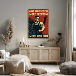 More Production, More Freedom Poster