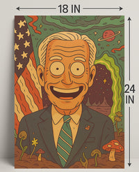 Cosmic Presidential Portrait Poster PosterGoat