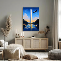 Washington Monument A Beacon of History Poster