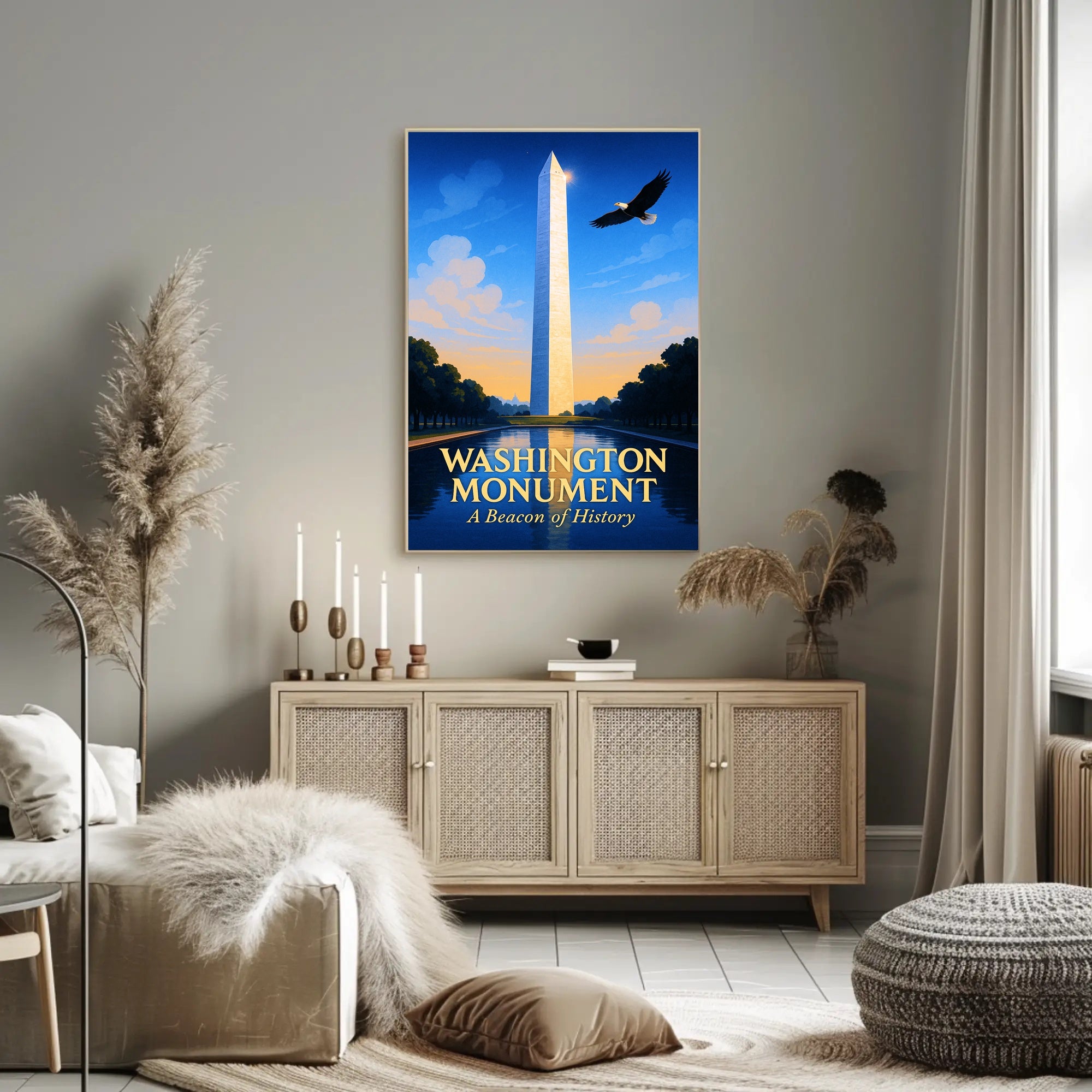 Washington Monument A Beacon of History Poster