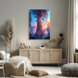 Enchanted Forest Tower Poster