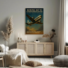 Boeing 367 Yc-Stratofreighter Poster