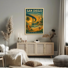 San Diego A Sunshine Paradise Poster
