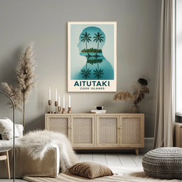 Aitutaki Cook Islands Paradise Poster