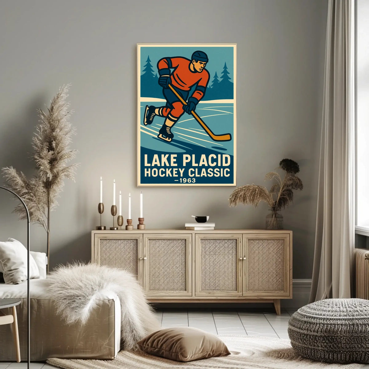 Lake Placid Hockey Classic Poster