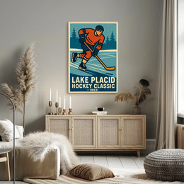 Lake Placid Hockey Classic Poster