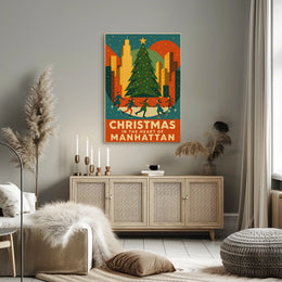 Christmas In Manhattan Poster