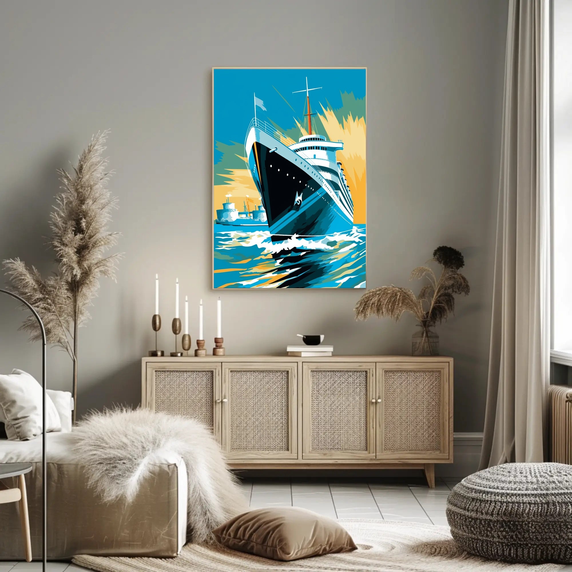 Majestic Ocean Voyage Poster