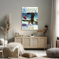 Ski Heavenly Valley Poster PosterGoat