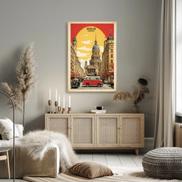 Berlin Vintage Travel Poster