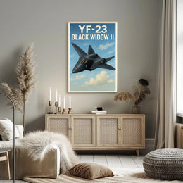 YF-23 Black Widow II Poster PosterGoat