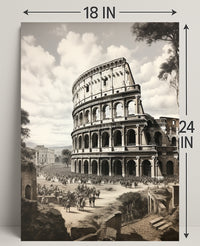 The Colosseum In Ancient Rome Poster