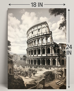 The Colosseum In Ancient Rome Poster