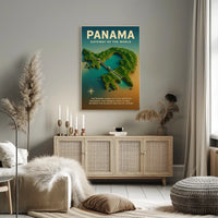 Panama Canal Gateway of the World Poster