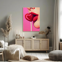 Sweet Temptation Pop Art Wall Poster Print