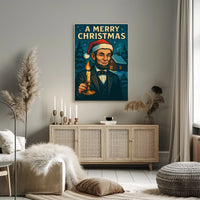 A Merry Christmas With A Presidential Poster