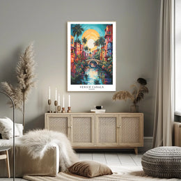 Venice Canals Los Angeles Poster
