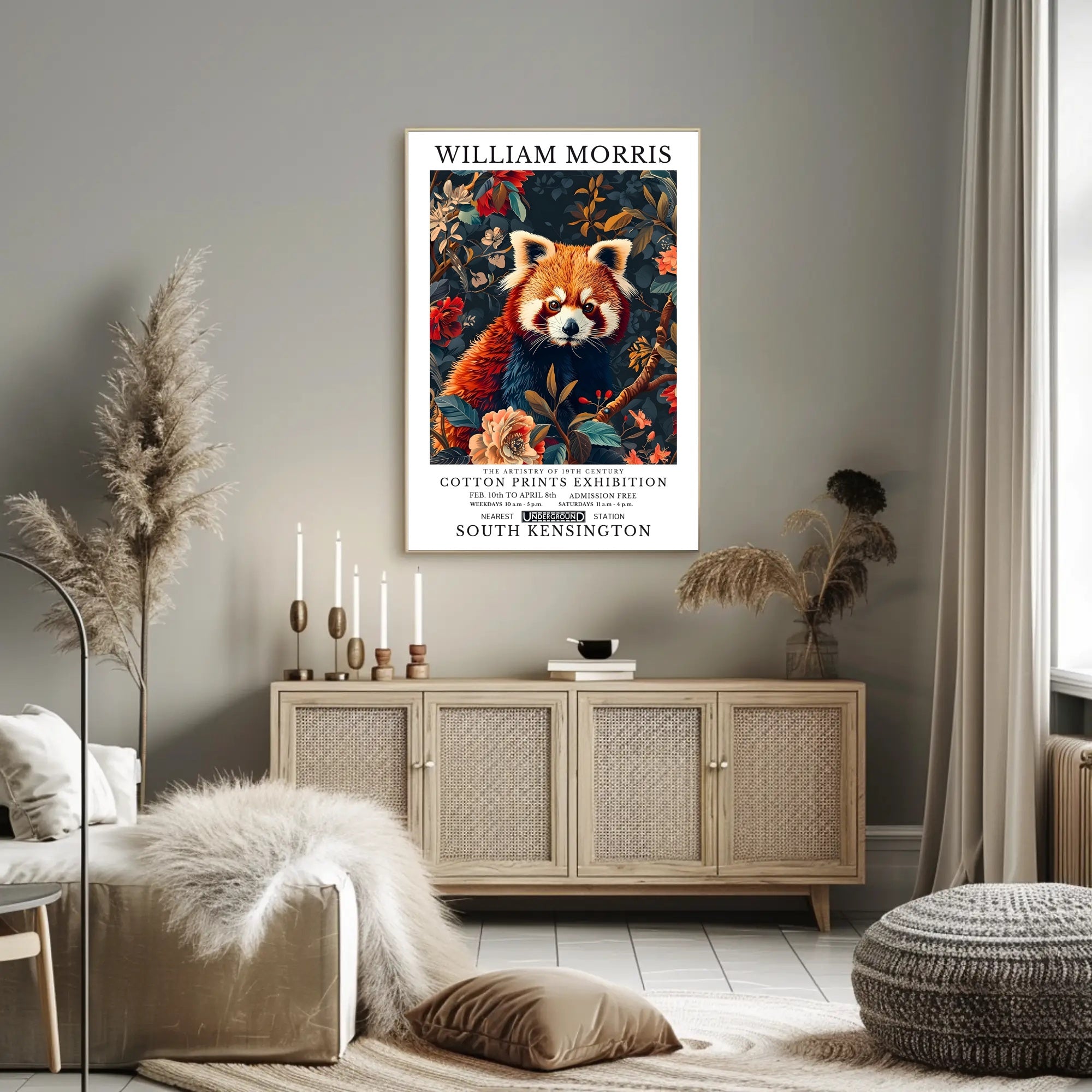 William Morris Vintage Art Exhibition Cultural or Heritage Poster