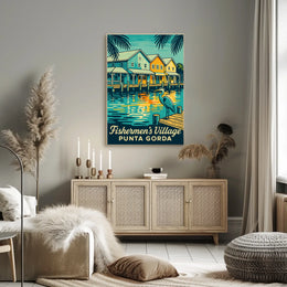 FishermenS Village Punta Gorda Poster