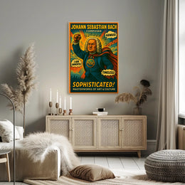Johann Sebastian Bach – Composer Extraordinaire Poster PosterGoat