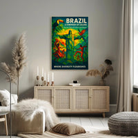 Brazil A Symphony of Colors Poster