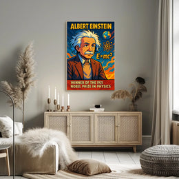 Albert Einstein Nobel Prize Winner Poster