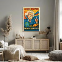 Albert Einstein Theory Of Relativity Poster