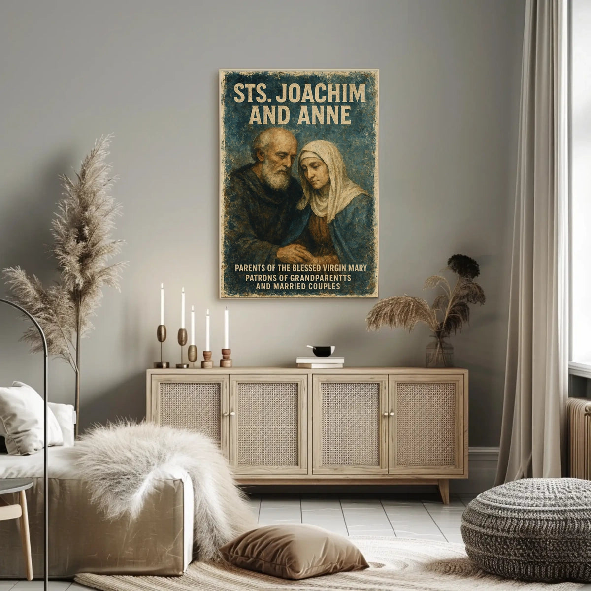 Saints Joachim And Anne Poster