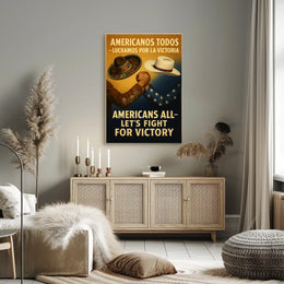 Solidarity and Cooperation Unity Patriotic Diversity Poster