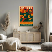 Jim Thorpe Legendary Athlete Poster