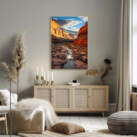 Majestic Canyon Landscape Poster