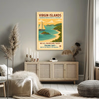Virgin Islands Caribbean Paradise Poster