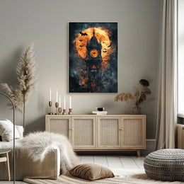 Haunted Clock Tower Poster